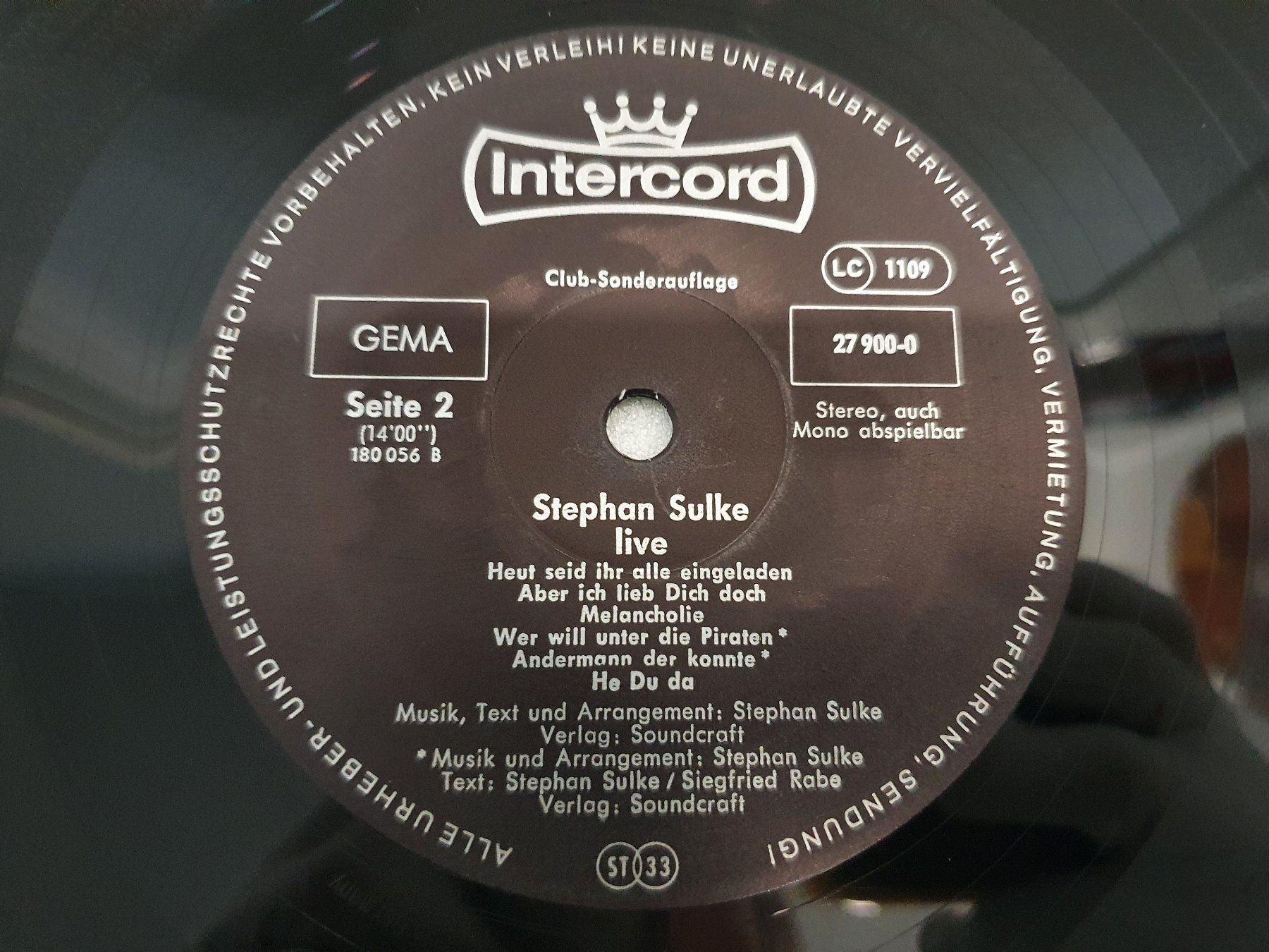 Dischi in vinile: Stephan Sulke – Live / 2 LP`s – Usato da Uster venduto da Vinyl-Leidenschaft 7