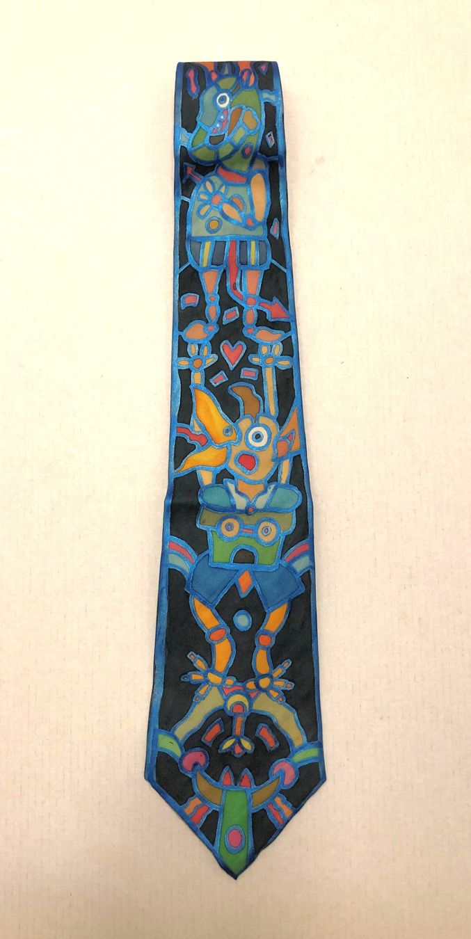 Krawatten: Krawatte "Cosimo Nr.16" Peter von Wattenwyl 1991 – Neu (gemäss Beschreibung) aus Rüti ZH von Jasna89
