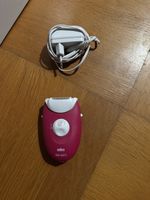 Braun Silk-epil 3 Epilierer Damen pink mit Netzteil guter Zu