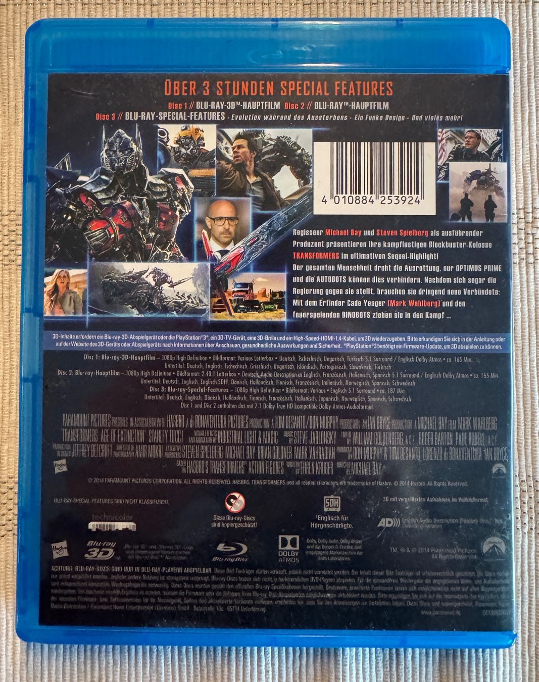 Tutti i DVDs: Transformers 4: Ära des Untergangs - Blu-ray + Bonus Disc – Usato da Arbon venduto da drs64 1