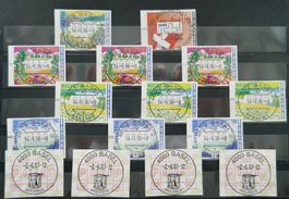 Kleinlot Automatenmarken diverse Jahrgänge Vollstempel