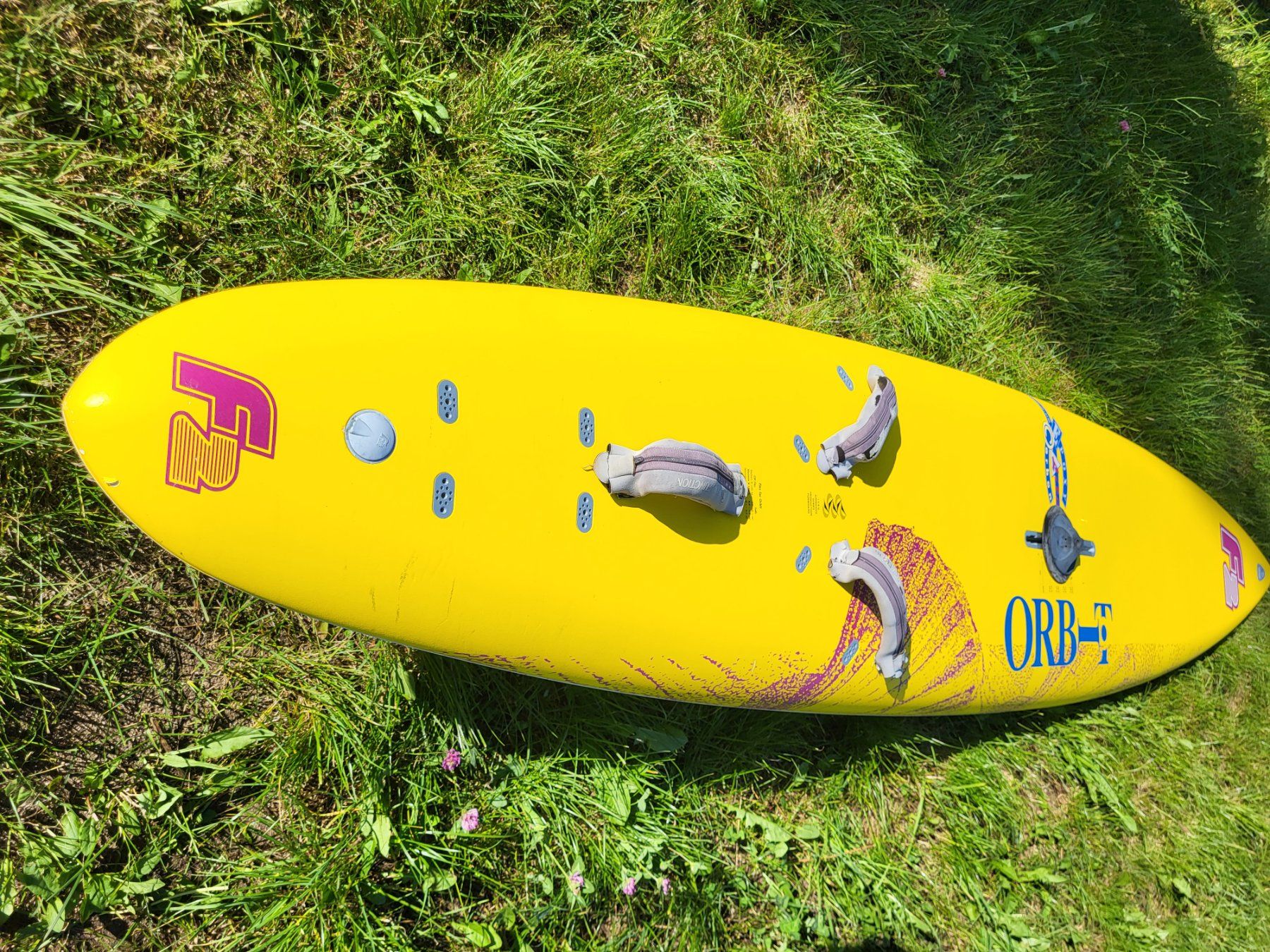Tavole da surf e di nuoto: F2 Orbit 124L Windsurfboard mit Tasche & Finne – Usato da Riehen venduto da WindsurferatComersee 6
