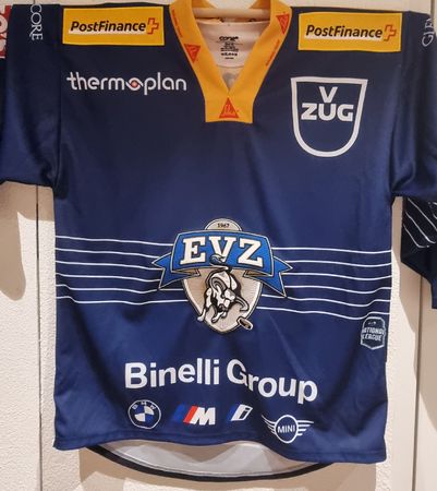 Topscorer EVZ Zug Hockeytrikot Fanartikel Grösse xl