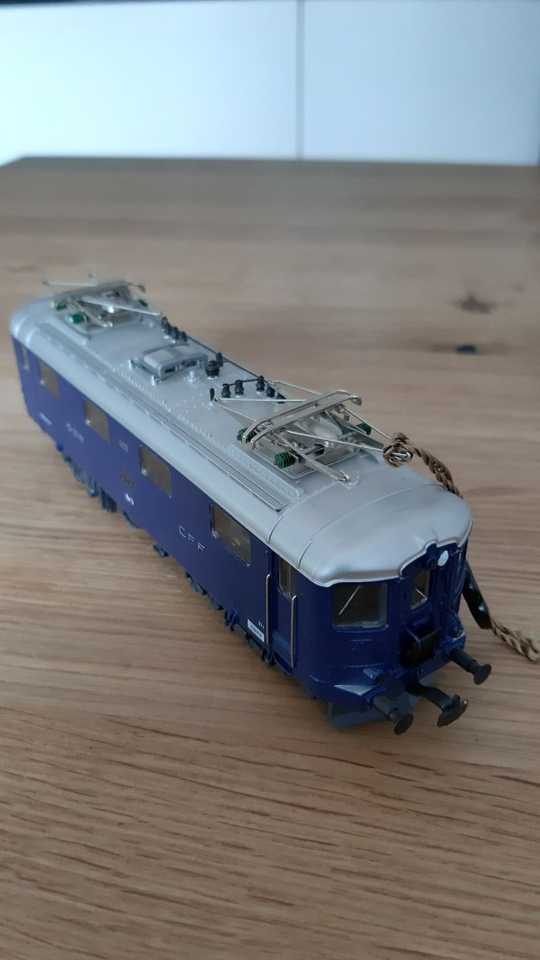 Hag Modellini di ferrovie: Hag 233 E Lok Re4/4 Blau der SBB – Usato da St. Gallen venduto da Leika2000 3