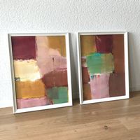 19e Arrondissement Moderne Kunst Acryl Abstrakt Bild Farben