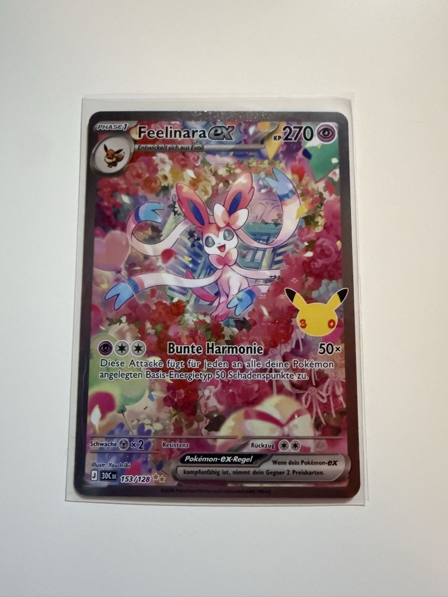 Pokémon Sammelbilder & Trading cards: Feelinara Ex / 30th / Deutsch – Neu (gemäss Beschreibung) aus Weite von Spirexx