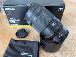 NIKKOR Z MC 105mm f/2.8 VR S (état neuf)