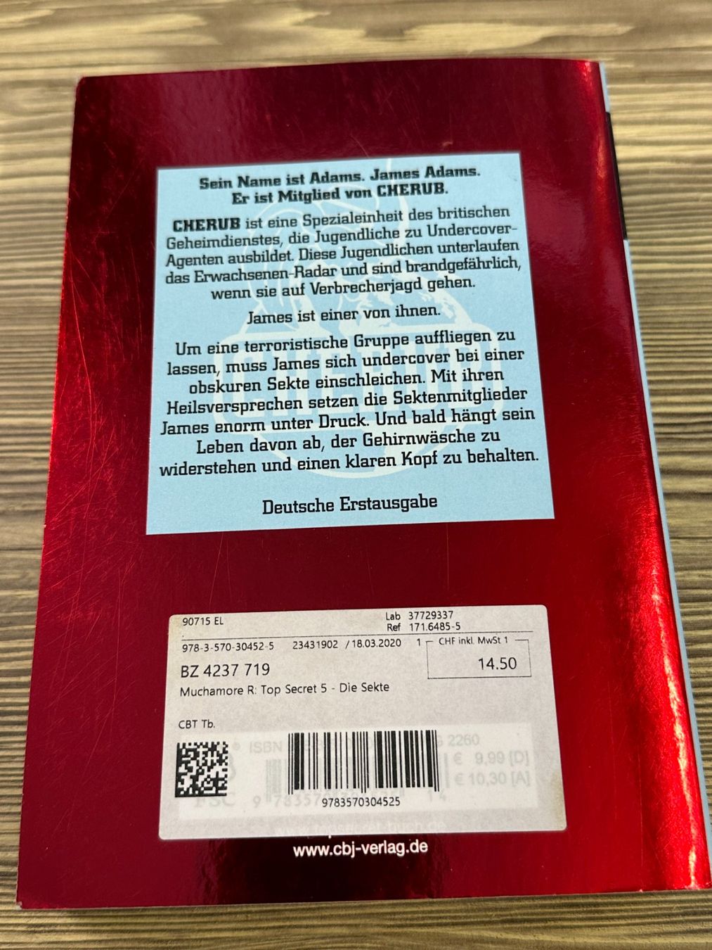 Bücher: Top Secret 5: Die Sekte | Robert Muchamore – Gebraucht aus Zihlschlacht von Padi27 1