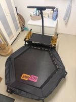 Fitness Trampolin Jump Step schwarz mit Gebrauchsspur