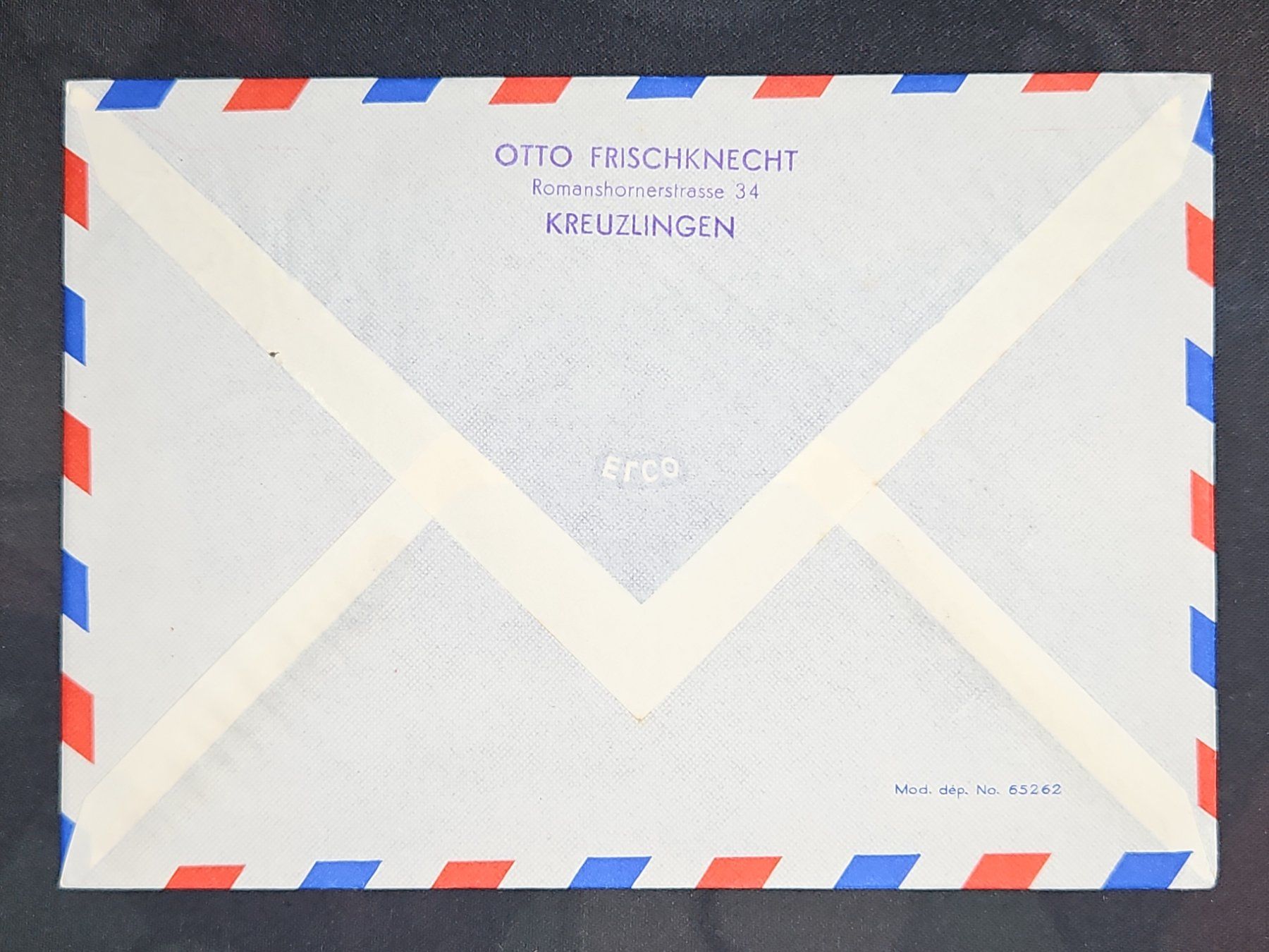 Tutti i francobolli: CL23 Enveloppe + Timbre Suisse 1949 – Usato da Cousset venduto da Patrick_Collections 1