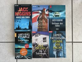 Jack Higgins Roman 6x spannender Lesestoff