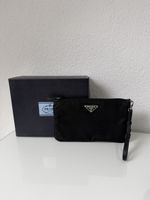 Prada Pochette Nylon Schwarz mit Box guter Zustand
