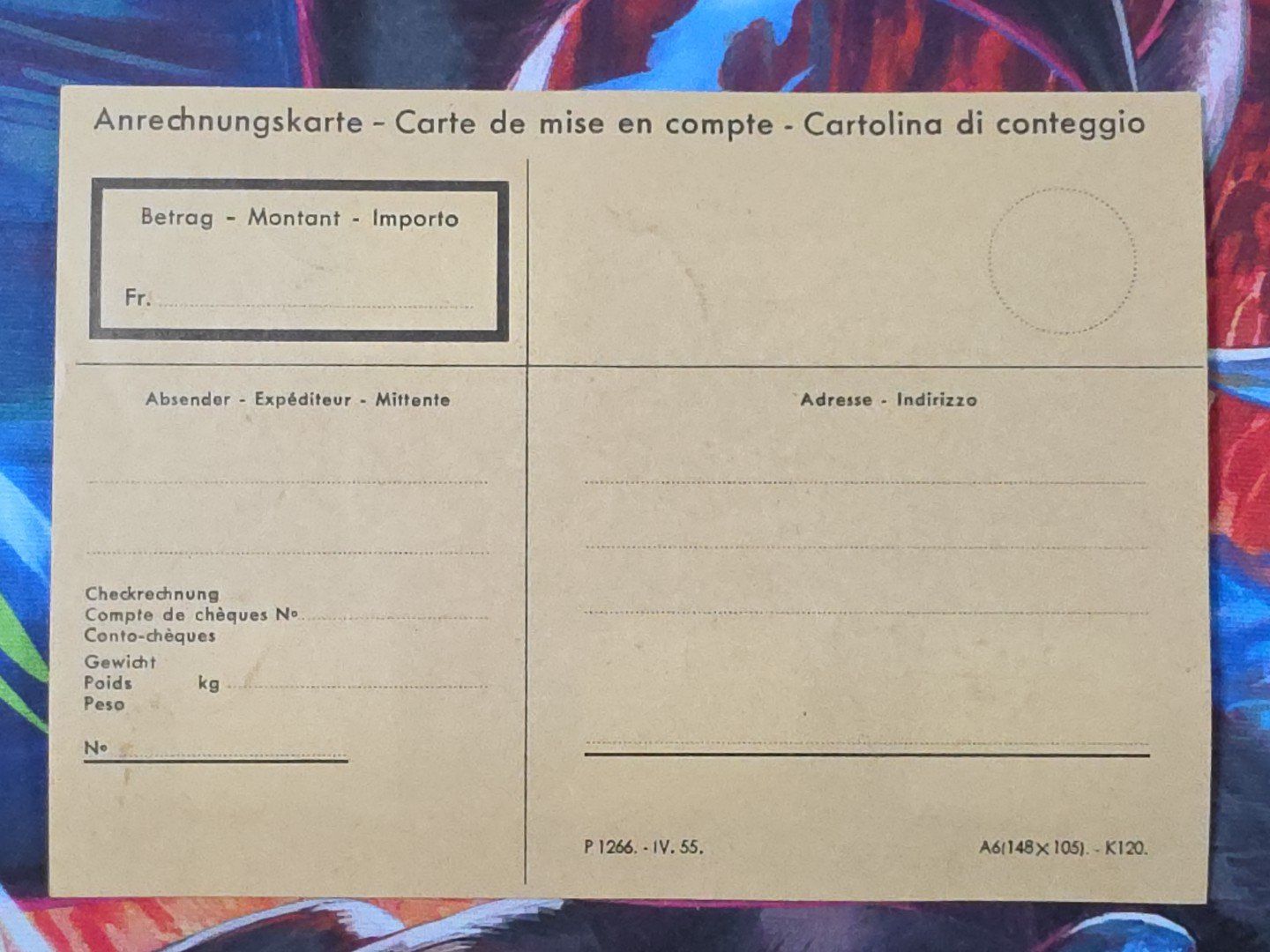 Alle Briefmarken: CL33 Document + Timbre Suisse 1958 – Gebraucht aus Cousset von Patrick_Collections 1