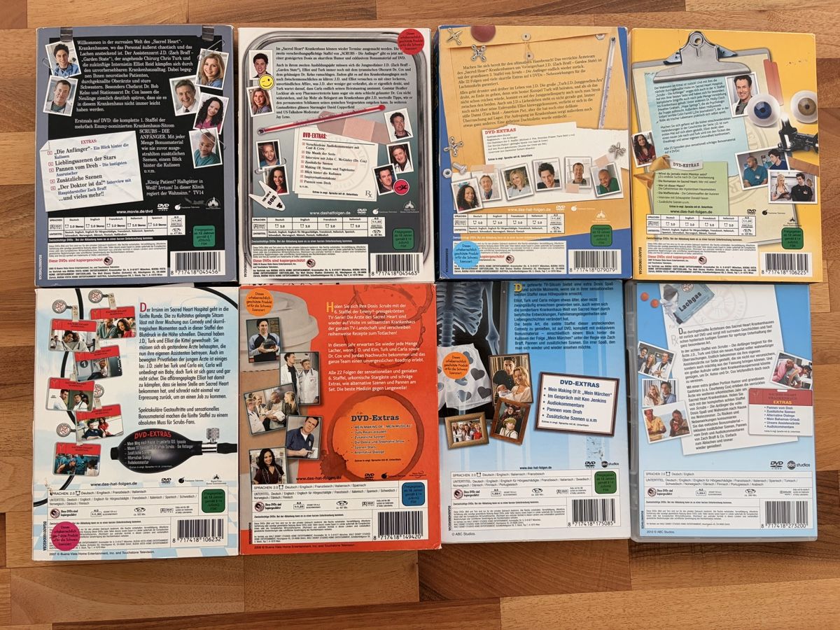 Tous les DVDs: Scrubs 8 Staffeln – D'occasion à Zürich par TomoDiez 1