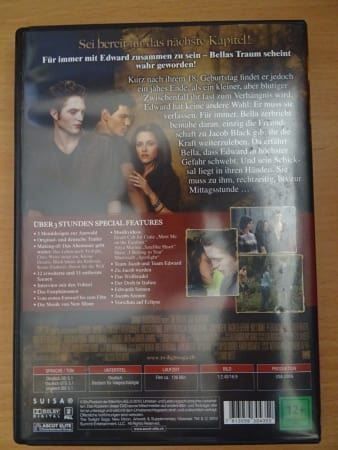 Tutti i DVDs: New Moon - Bis(s) zur Mittagsstunde – Usato da Erstfeld venduto da Mario_boe0 2