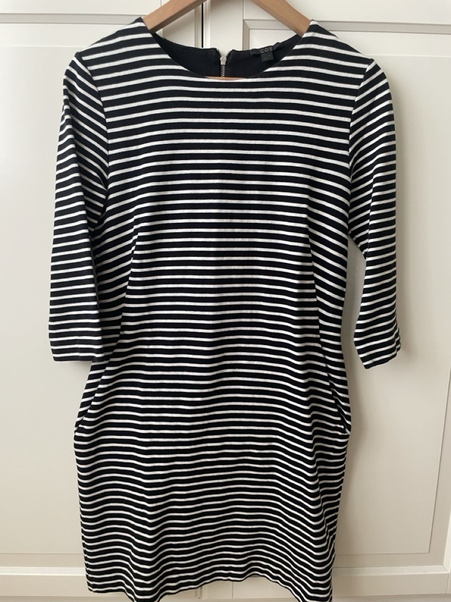 Cos Vestiti: COS Kleid, Gr. S, gestreift Baumwolle – Usato da Itingen venduto da Granini_93