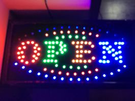 Enseigne LED OPEN