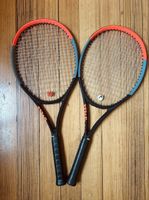 2 Tennisschläger Wilson Clash 100UL inkl Bag