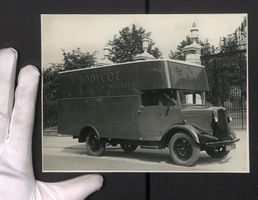 Fotografie Lastwagen Morris mit Hamshaw 