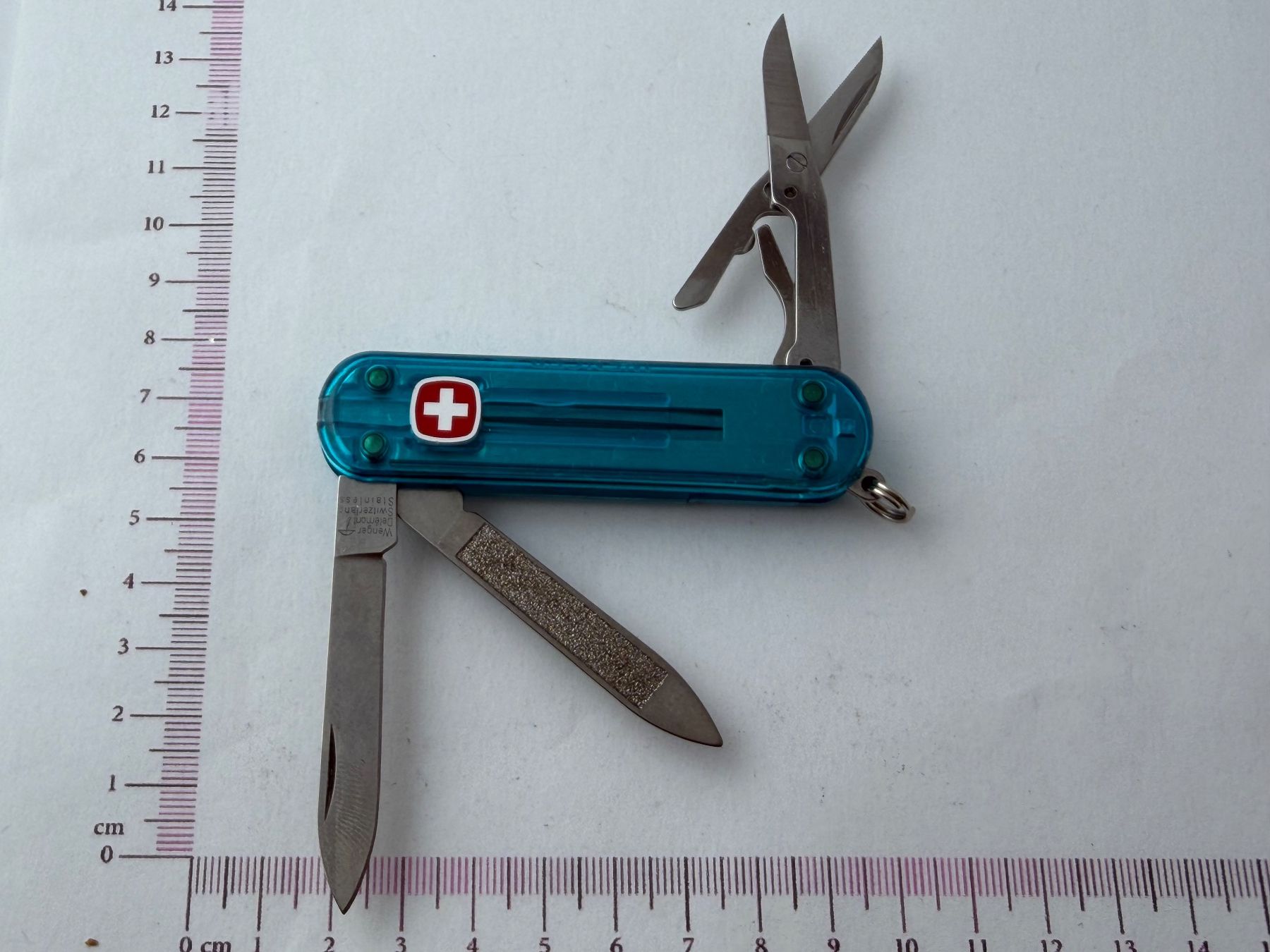 Wenger Coltelli tascabile: WENGER Sachmesser mit kleine Lampe – Usato da Biel/Bienne venduto da MrP_WatchesBiel