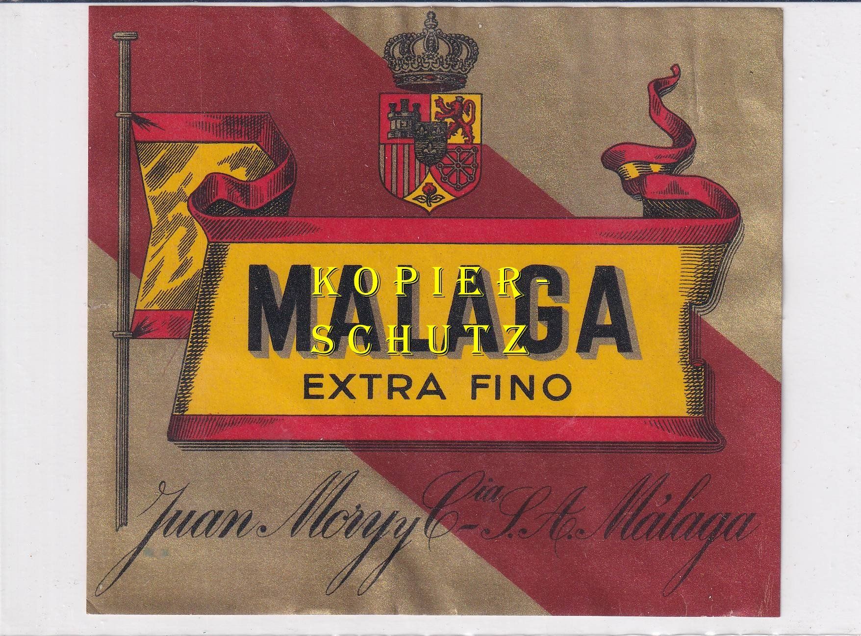 Papier: Etikette - Malaga extra fino /bd – D'occasion à Hombrechtikon par Rudolf07