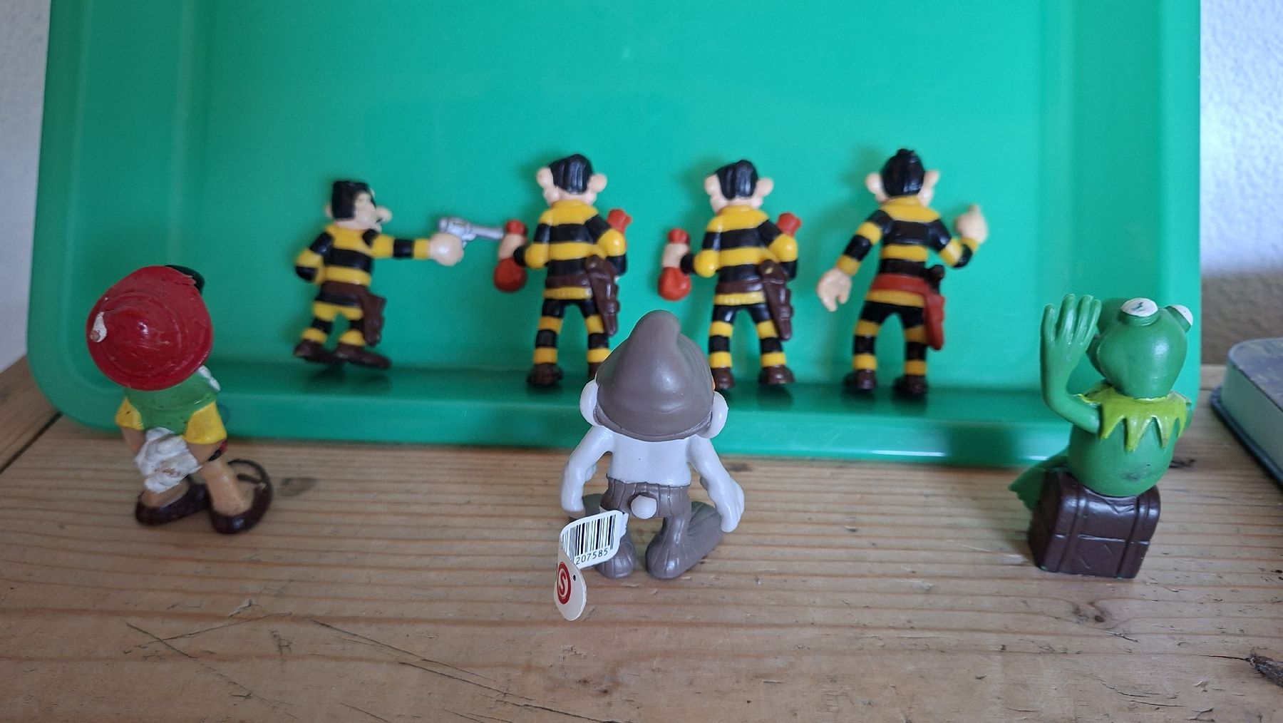 Schleich Statuette: Daltons, Hackus, Pinocchio und Kermith der Frosch – Usato da Surava venduto da aralc 1