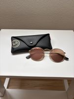 ray ban rb3447 round metal rose gold