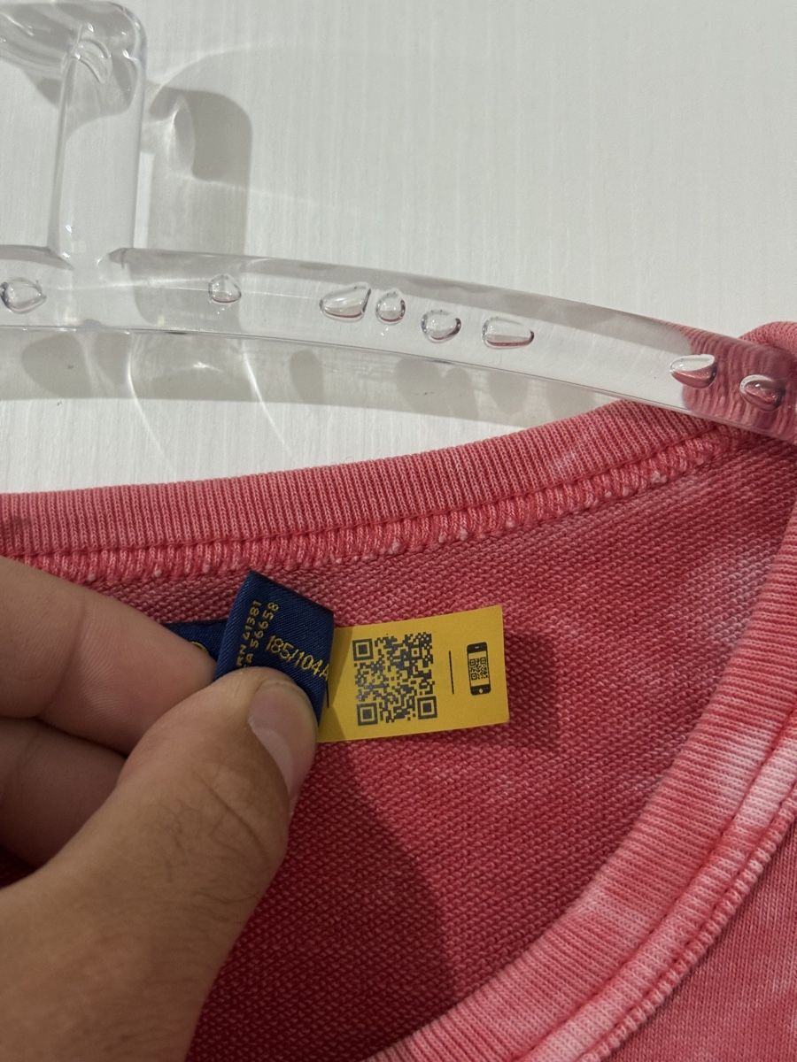 Polo Ralph Lauren Pulls & Sweat-shirts: Polo Ralph Lauren Tye-Dye Pullover Koralle Grösse XL QR code – Neuf (Voir description) à Wetzikon ZH par Jan_wojt 3