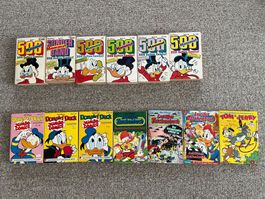 Comic Sammlung Donald Duck Mammut und andere, 13 Stck.