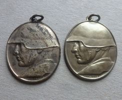 2 Stück Nationalspende 1918 aus 800er Silber (Hans Frei)
