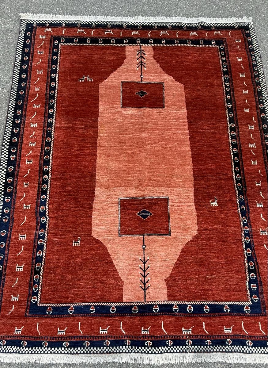 Gabbeh Tappeti: Handgeknüpfter Orientteppich, Gabbeh-222x178.cm – Usato da Sempach venduto da Star7 1