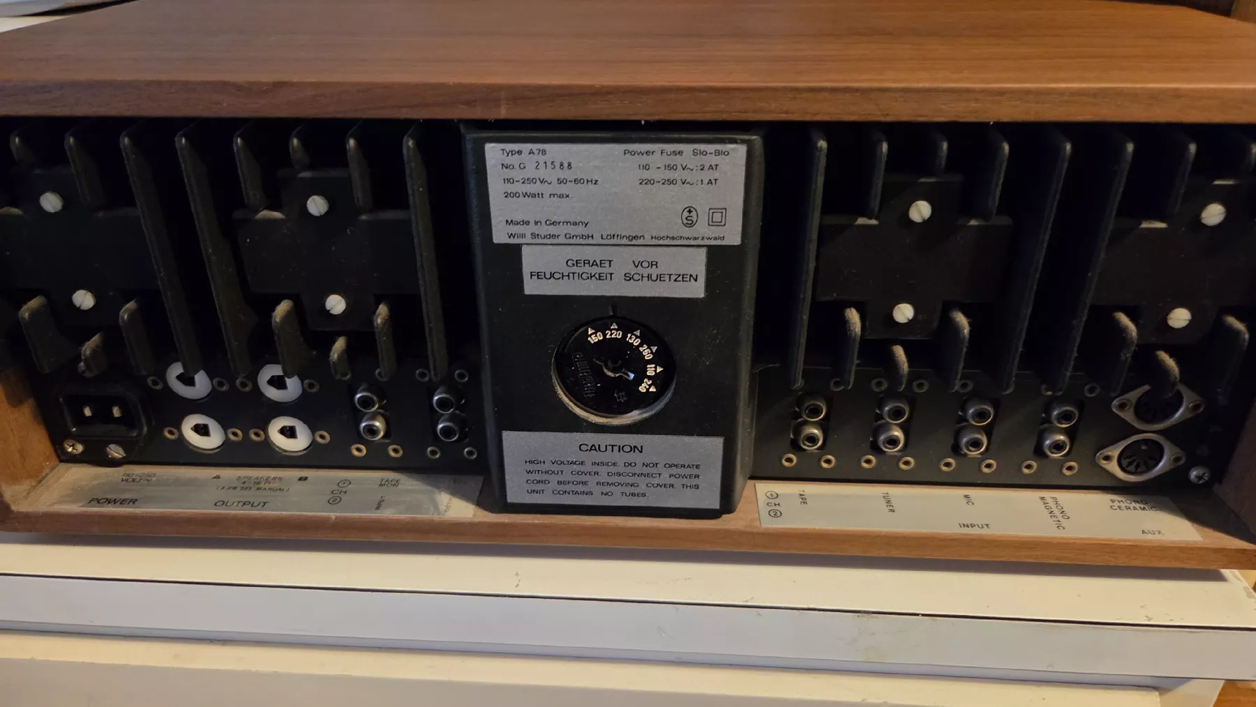 Revox Amplificatori: Revox Verstärker – Difettoso da Muttenz venduto da MIBLADA 1