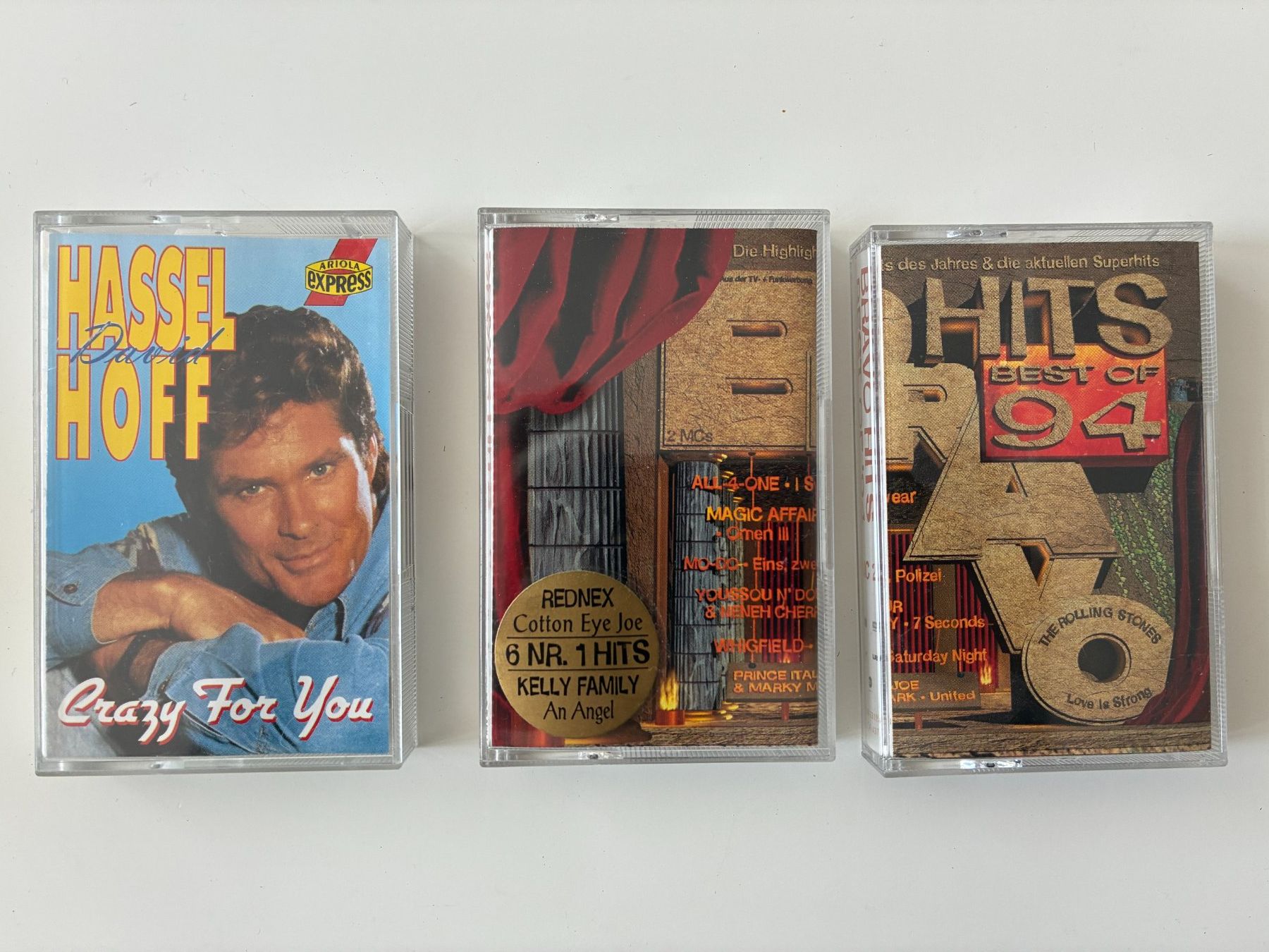 Musicassette: Bravo Hits Best of 94 David Hasselhoff – Usato da Biberist venduto da longimanus3