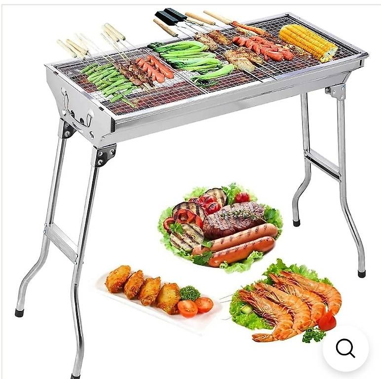 Grills: BBQ Grill Edelstahl Holzkohlegrill – Gebraucht aus Aarburg von Rbstarr