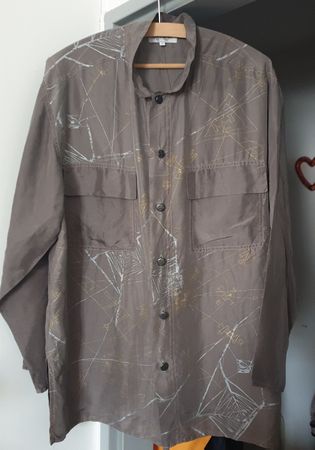 Nile Sportswear Vintage-Seidenbluse Gr. 1