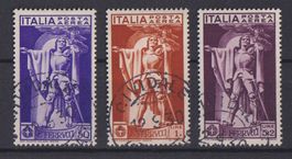Italia 1930: 3 Werte Flugpost Ferrucci - Kat. 100.--