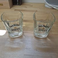 2 Jack Daniels Gläser Tennessee Honey Gläser neu