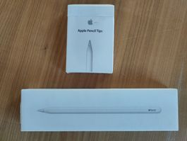 Apple Pencil 2. Generation mit Ersatzspitzen 