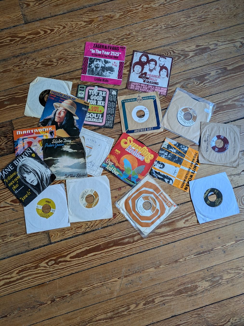 Dischi in vinile: 7" vinyl singles – Usato da Basel venduto da butik_00 1