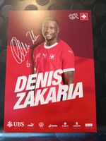 Denis Zakaria - SFV Autogrammkarte - ⚽🏆