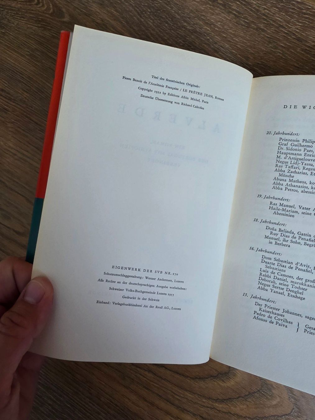 Libri: Roman "Alverde" von Pierre Benoit – Usato da Nebikon venduto da Japostyle_2 4