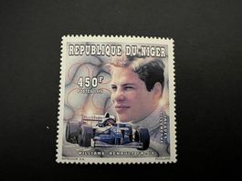 Niger 1996 Einzelmarke Jaques Villneuve ** (B903)