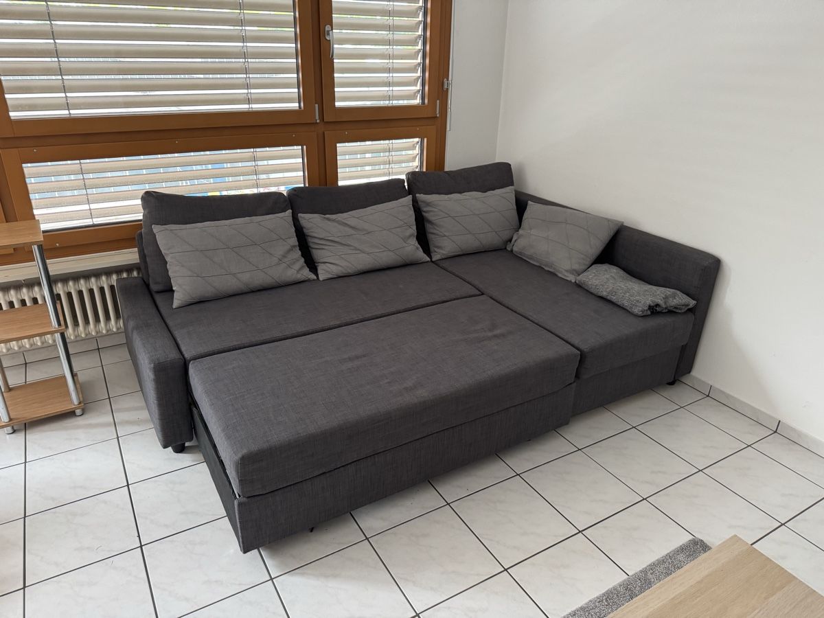 Divani: Ecksofa mit Bettfunktion, grau, Top Zust – Usato da Luzern venduto da nares04 4