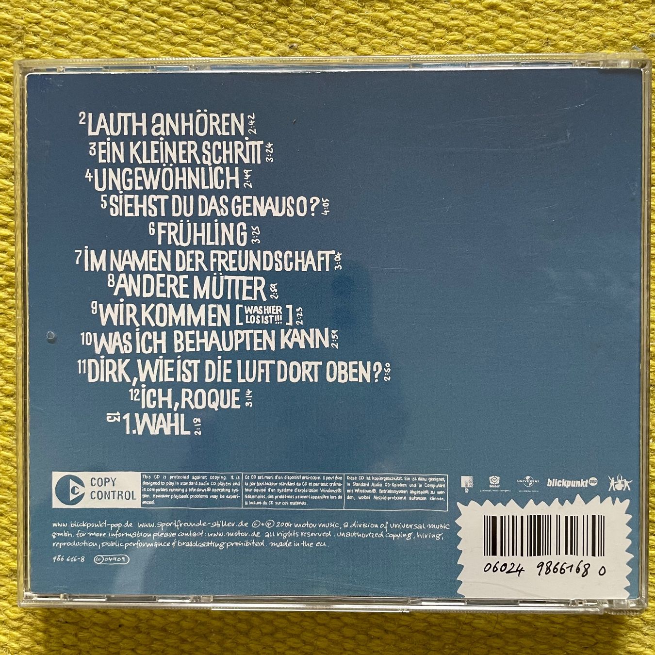 CD: SPORTFREUNDE STILLER-BURLI – Usato da Rorschacherberg venduto da CD-Roli 1