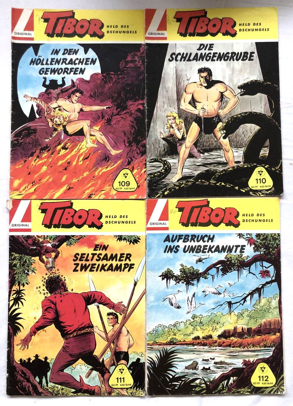 Comics: 28x Hefte - TIBOR - HELD DES DSCHUNGELS - Nr.85-112 – Gebraucht aus Schaffhausen von durruti 7