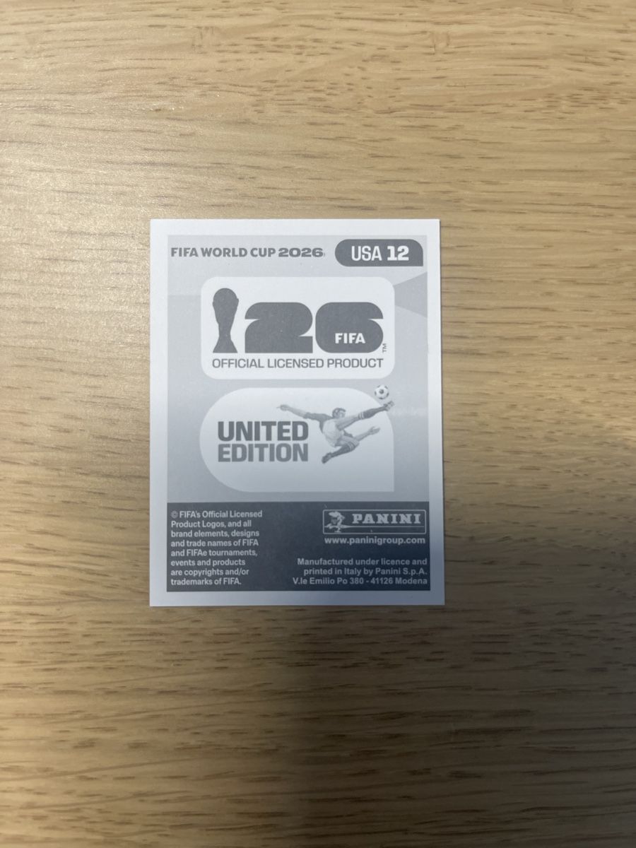 Sticker: Panini FIFA WC USA 12 – Nuovo (secondo la descrizione) da Lausanne 26 venduto da mar_2ldv 1