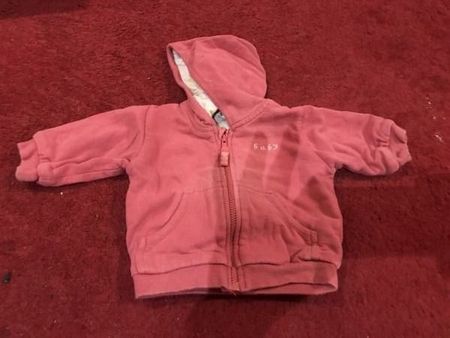 Mädchen Jacke mit Kapuze 56 rosa