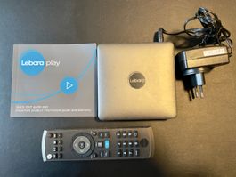 Lebara TV Box mit Kabel, Anleitung und Fernbedienung