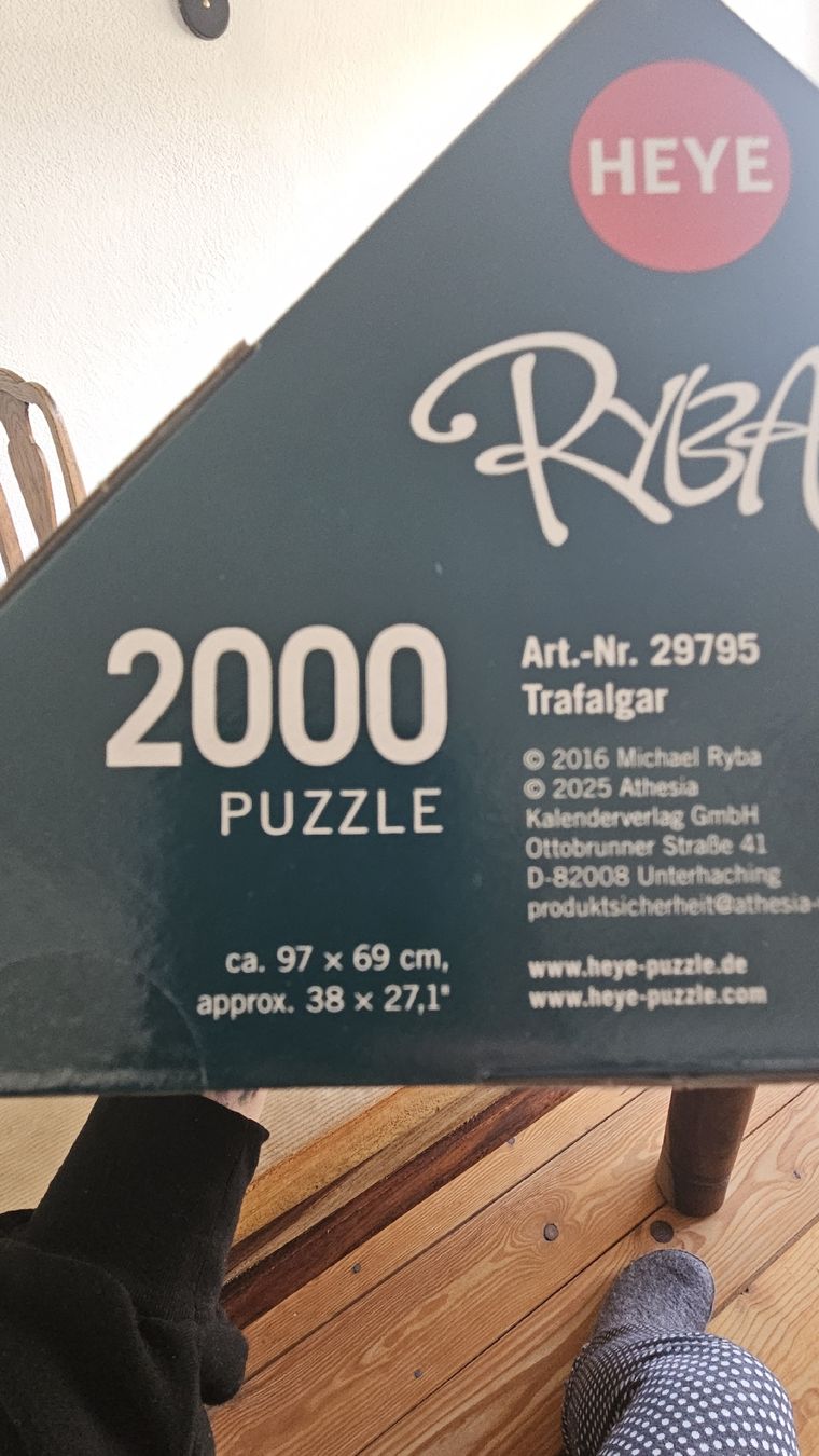 Heye Puzzle: Heye Puzzle Michael Ryba 'Trafalgar' – Nuovo (secondo la descrizione) da Teufen AR venduto da patchouli13 1