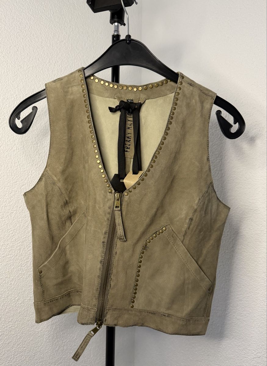 Gilets & Westen: FREAKY NATION ECHTLEDER-WESTE GR. S - NEU – Neu (gemäss Beschreibung) aus Rorschach von Tara234 1
